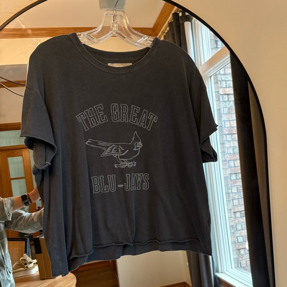 THE GREAT. Blue Casual T-Shirt